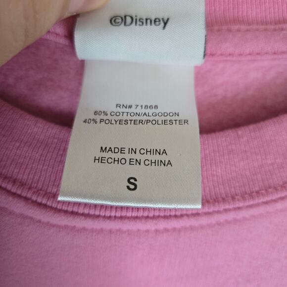 Disney Minnie Mouse Pullover Sweater Womens small pink 0616 - Picture 4 of 6